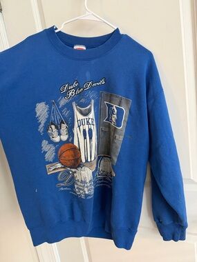 Duke Blue Devils Vintage Crewneck Sweatshirt